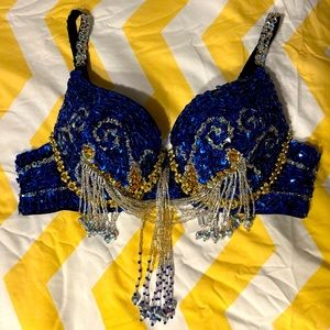 Rhinestone Rave Bra